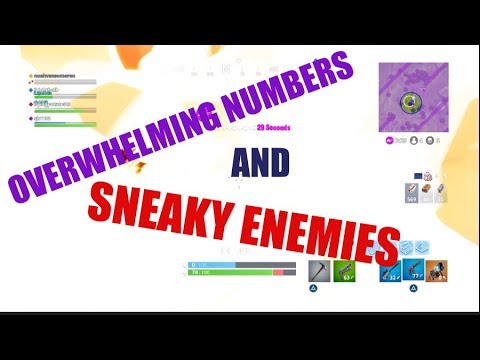 Sneaky enemies and overwhelming numbers(Fortnite funny moments)