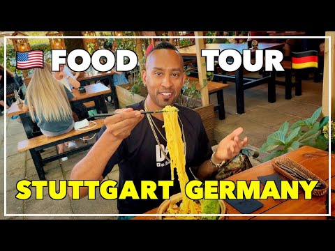 American🇺🇸 goes on a Stuttgart Germany🇩🇪 Food Tour - US Military PCS to Germany