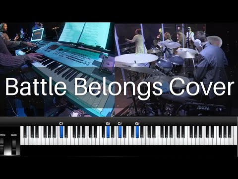 Battle Belongs by Phil Wickham (Piano Cover) Keys Cam with Christ Tab Praise Team