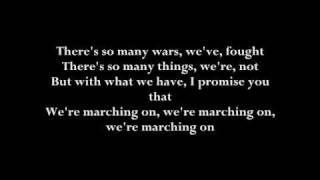 Timbaland &amp; One Republic - marching on [with original lyrics]