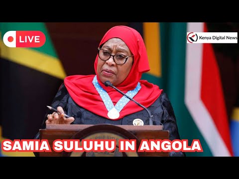 LIVE: Tanzania President Samia Suluhu addresses Angolan Parliament in landmark visit!!