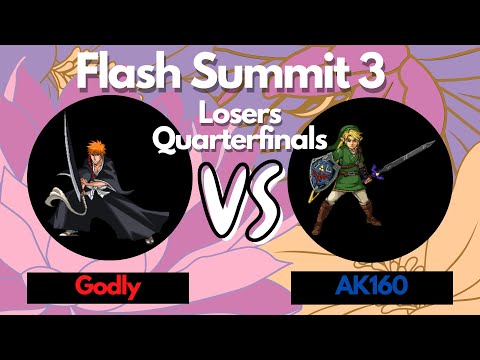 SC AK160 (Link) vs PRD Godly (Ichigo) - SSF2 Losers Quarters - Flash Summit 3