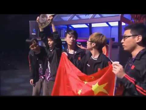 Dota 2 TI4 Newbee Victory celebration