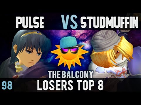 Melee @ the Balcony 98 - Losers Top 8 ft. Pulse (Marth) VS Studmuffin (Sheik)