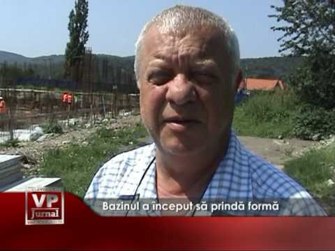 Bazinul a început să prindă formă