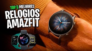 Qual RELÓGIO AMAZFIT comprar em 2024? 5 Melhores Smartwatch ✅