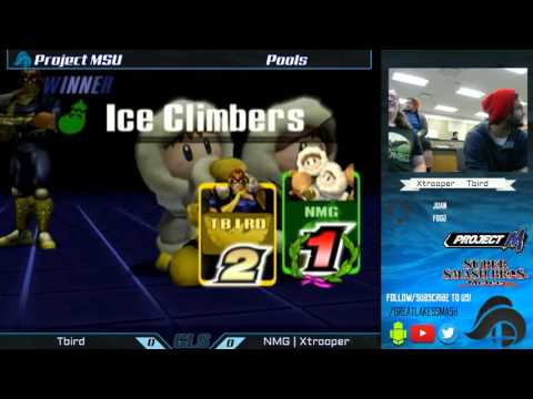 Project MSU Pools - Tbird (C. Falcon) vs. NMG | Xtrooper (Ice Climbers)