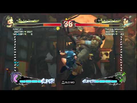 JUNZ_E1 (Ibuki) Vs The_big_lebonski (T.Hawk) SSF4 AE Ranked Matches - PSN