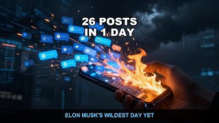 Elon Musk's 26 Posts on June 5th — His Wildest Day Yet