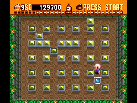 Super Bomberman 1 - Full Gameplay (Longplay/No voice-over)
