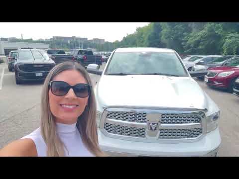 2017 Ram 1500 4WD Crew Cab 5.7 Ft Box Laramie in White for sale at Finch Chevrolet in London, ON