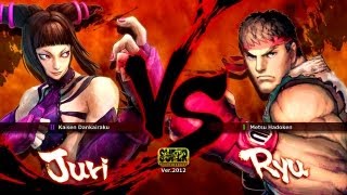 Drianel (Juri) Vs. cHukAs360 (Ryu) SSF4 AE 2012
