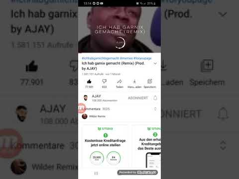 Ich hab garnix gemacht(Remix)