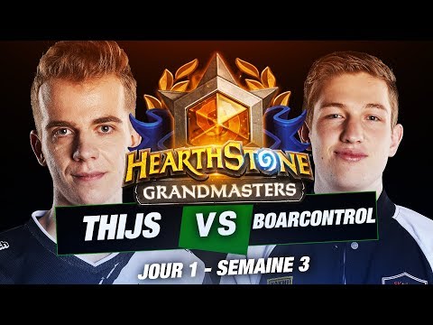 EUROPEAN GRANDMASTERS ► THIJS VS BOARCONTROL - JOUR 1 SEMAINE 3