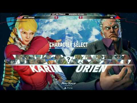 SFV: Red Bull Battle Grounds Top 16 Part 1 - NA Finals Red Bull Battle Grounds - CPT2016