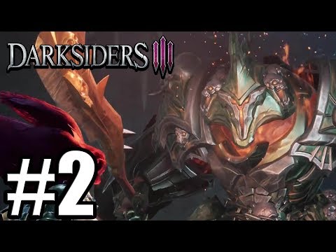 Darksiders 3 Gameplay Walkthrough Part 2 ( Wrath Boss Fight ) - No Commentary