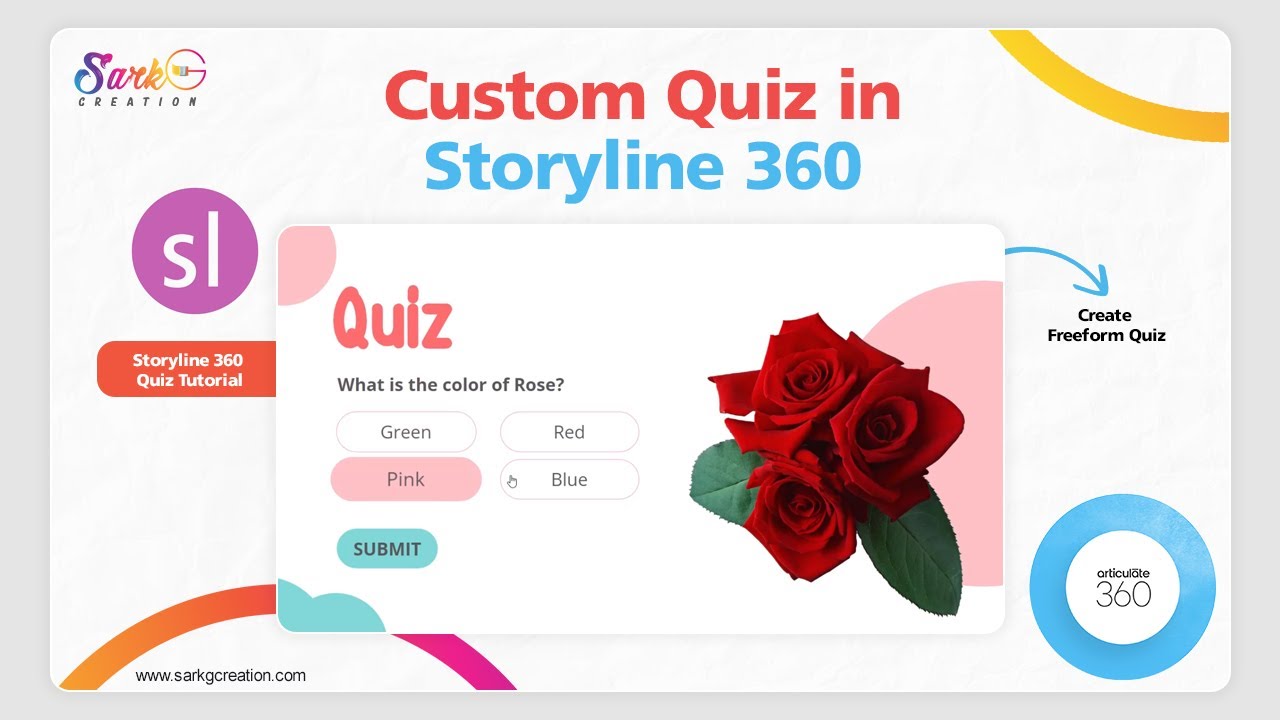 How to create quiz in Articulate Storyline 360