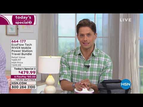 EcoFlow Tech RIVER Mobile Power Station Travel Bundle wi...