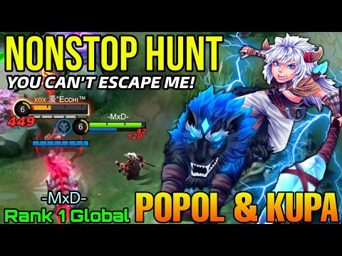NonStop Hunting Popol & Kupa Perfect Sidelaner! - Top 1 Global Popol & Kupa by -MxD- Mobile Legends