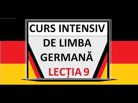 Limba Germana pentru incepatori | A1 | Curs INTENSIV | LECTIA 9