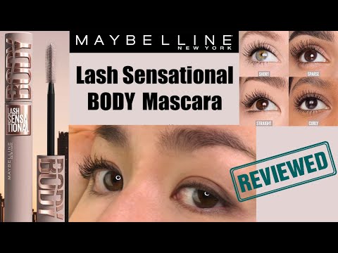 Maybelline BODY Lifting Mascara REVIEW & APPLICATION TEST
