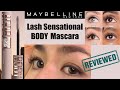 Maybelline BODY Lifting Mascara REVIEW APPLICATION TEST
