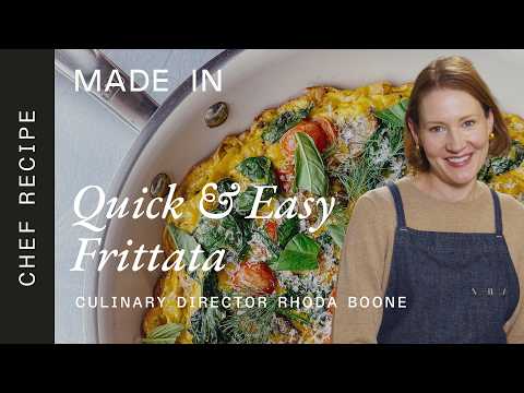 Quick and Easy Frittata With Rhoda Boone | Made In Cookware