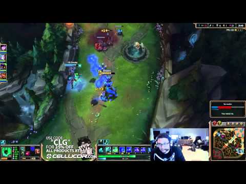 Aphromoo duo Sneaky - Thresh vs Janna Bot - League of Legends