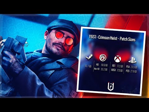 OPERATION CRIMSON HEIST OFFICIALLY RELEASES TOMMOROW! File Sizes And Release Times Rainbow Six Siege