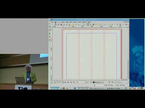 Scribus Demo -- text and image manipulation, pdf output, interaction with printing world