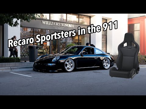 My Porsche 911 gets new Recaro Sportster Seats!