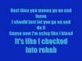 Rihanna Rehab Lyrics