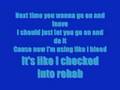 Rihanna Rehab Lyrics