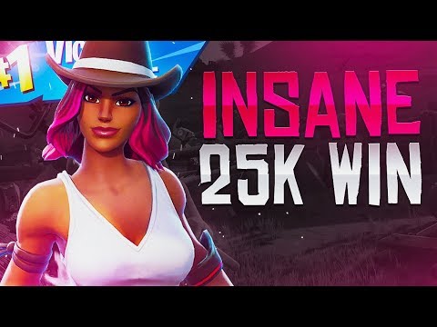 INSANE SOLO VS SQUADS 25 KILL WIN! - Fortnite Battle Royale
