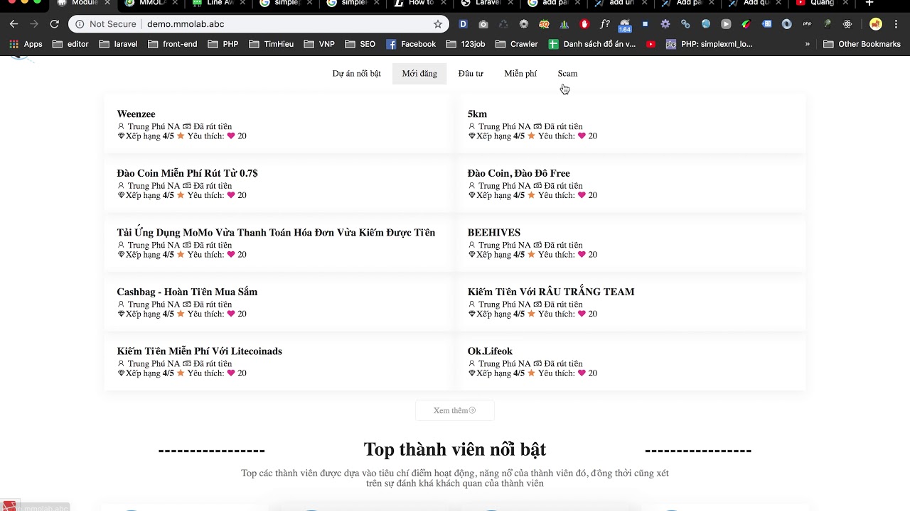 Codethue.net - Ajax type paginate V2