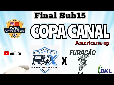 Jogo Copa canal final Sub15 Rx sports x Furacão Itapevi 1°Tempo 2 Ao vivo 2021