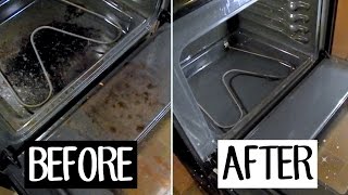 HOW TO CLEAN YOUR OVEN WITH BAKING SODA & VINEGAR || BETHANY FONTAINE