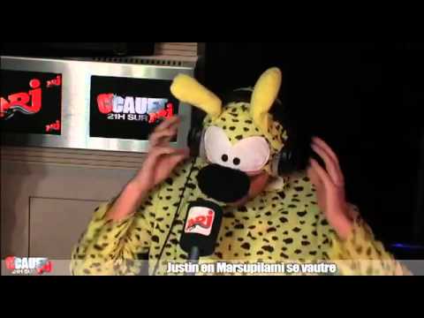Radio Nrj  justin en marsupilami se vautre