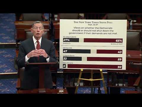 Barrasso: Senate Democrats Have Officially Dragged Our Nation into a Schumer Shutdown