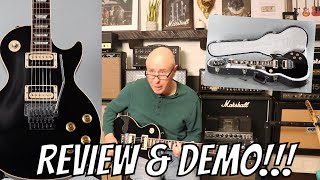Video thumbnail for '14 Gibson Les Paul Traditional Pro II Floyd Rose Ebony Black | Review & Demo! by Guitar Chimp