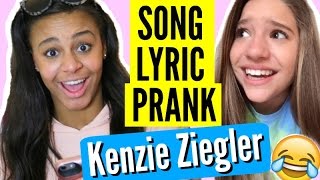 Song Lyric Text Prank on Mackenzie Ziegler! "I Hate You I Love You"