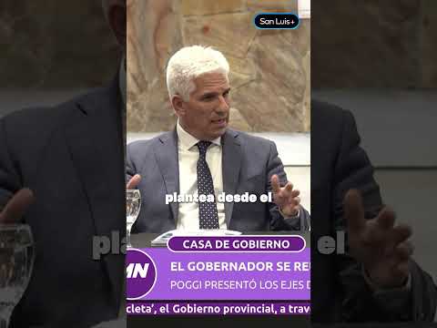 Poggi recibió a la UIA y presentó los ejes de gestión para el desarrollo de San Luis.