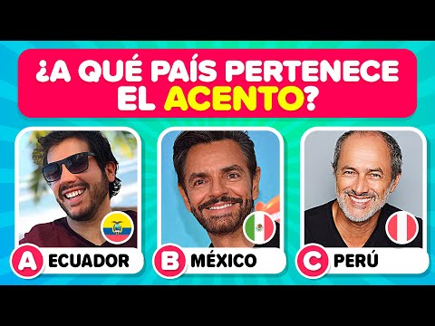 Guess Country by its Accent 🗣️👂🌎 | Spanish-speaking test | Trivia Listen and guess | Playquiz Trivia