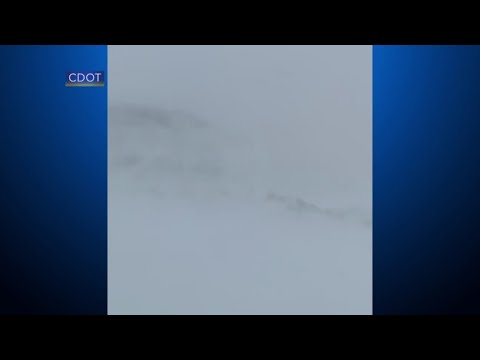 CDOT Employee Shows White Out Conditions At Eisenhower Tunnel
