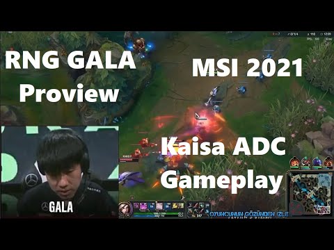 MSI 2021 Proview RNG Gala Kaisa Gameplay ADC RNG vs PGG