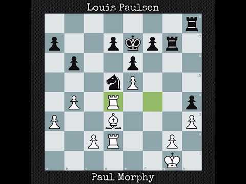 Paul Morphy vs Louis Paulsen | 1st American Chess Congress (1857)