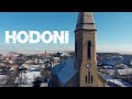 Iarna In HODONI Romania 2024 Drone 4k