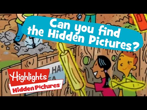 Hidden Picture Puzzles - Cool Giraffes - Fun games for kids