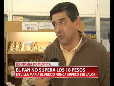 EL PAN NO SUPERA LOS 18 PESOS EN VILLA MARIA