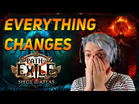 EVERYTHING is CHANGING - Siege of the Atlas Live Reaction! [PoE 3.17 Reveal]